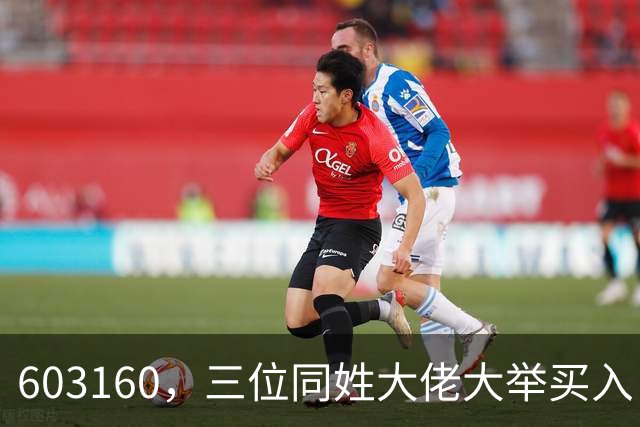 603160，三位同姓大佬大举买入！持股市值超5.5亿元